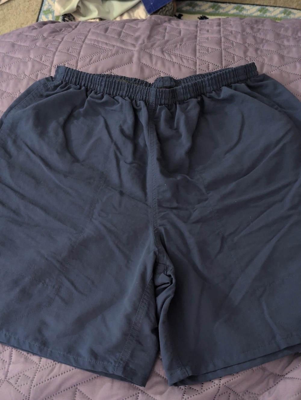 Patagonia Navy Blue Athletic Elastic-Waist Shorts/Swimsuit Size Medium